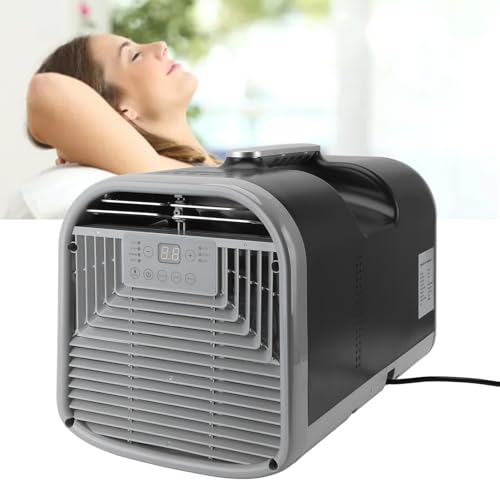 Air Conditioner, Practical Portable Quiet Air Conditioners 5000BTU Fast Cooling 500W Window Air Conditioner for Camping Tent RV Heating Cooling Frequency Conversion