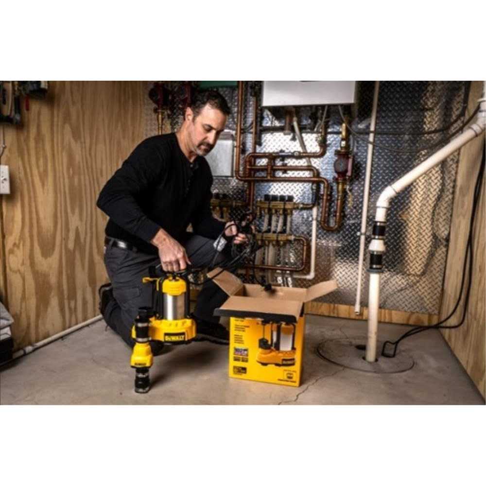 DEWALT Submersible Sump Pump 1/2 HP Stainless Steel/Cast Iron Vertical - Shop Hardware Tools Online Store