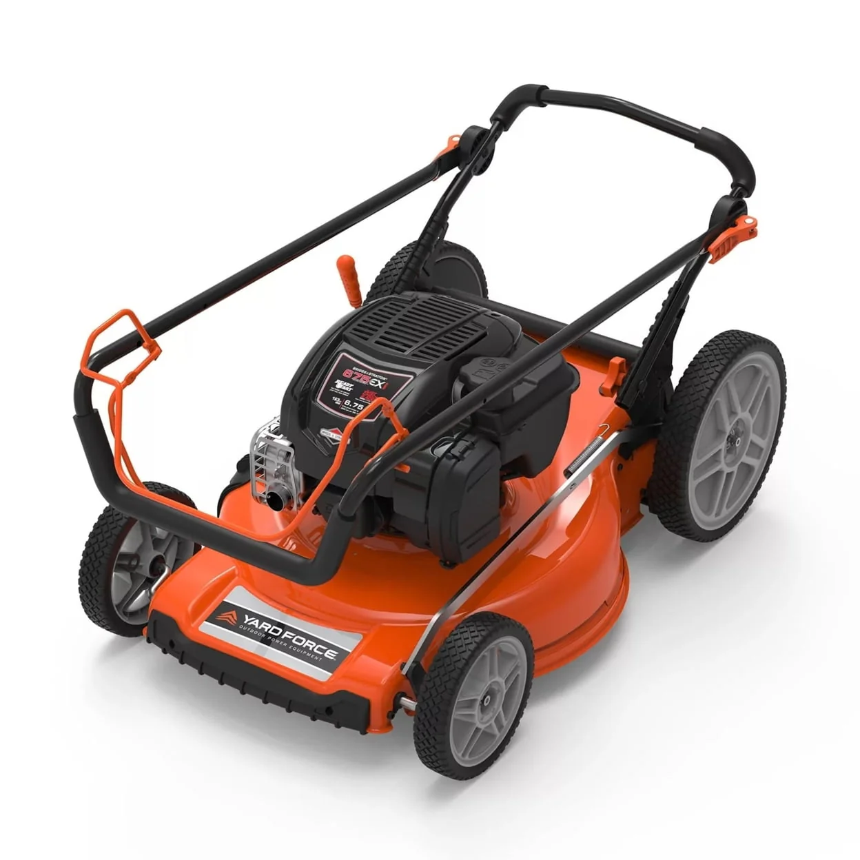 Yard Force Lawn Mower 20 inch 125cc e450 Series Briggs & Stratton Gas Walk Behind with Side-Discharge Cutting System