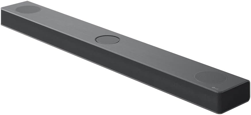 LG S80QY 3.1.3ch Sound bar with Wireless subwooer and Center Up-Firing, Dolby Atmos DTS:X, Works with Airplay2, Spotify HiFi, Alexa, High-Res Audio, IMAX Enhanced, LG TV Synergy, HDMI eARC