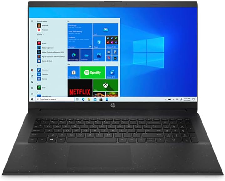 2021 Newest HP 17z-cp000 17.3" HD+ Laptop (AMD Athlon Gold 3150U 2-Core, 8GB RAM, 128GB PCIe SSD + 1TB HDD, AMD Radeon, (1600x900), WiFi, Bluetooth, Webcam, 1xUSB 3.1, Win 10 Home) w/ Hub