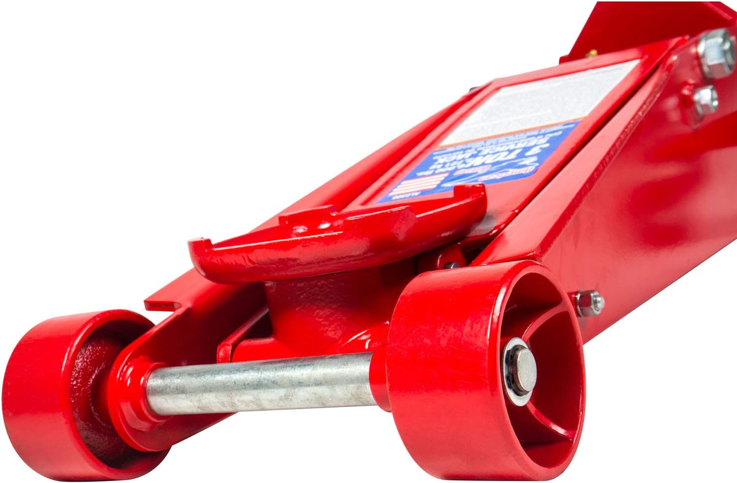 American Lifting AL2300 Floor Jack 3 Ton - Professional Heavy Duty Hydraulic Car Truck SUV Service Jack, Red