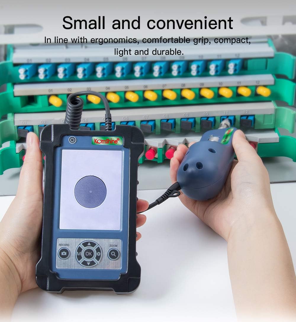 400x Fiber Optic Video Inspection Probe and Display KomShine KIP-600V, Fiber Optic Inspector,Fiber Optic Scope 400 Magnification