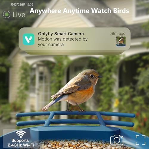 OnlyFly Bird Feeder with Camera