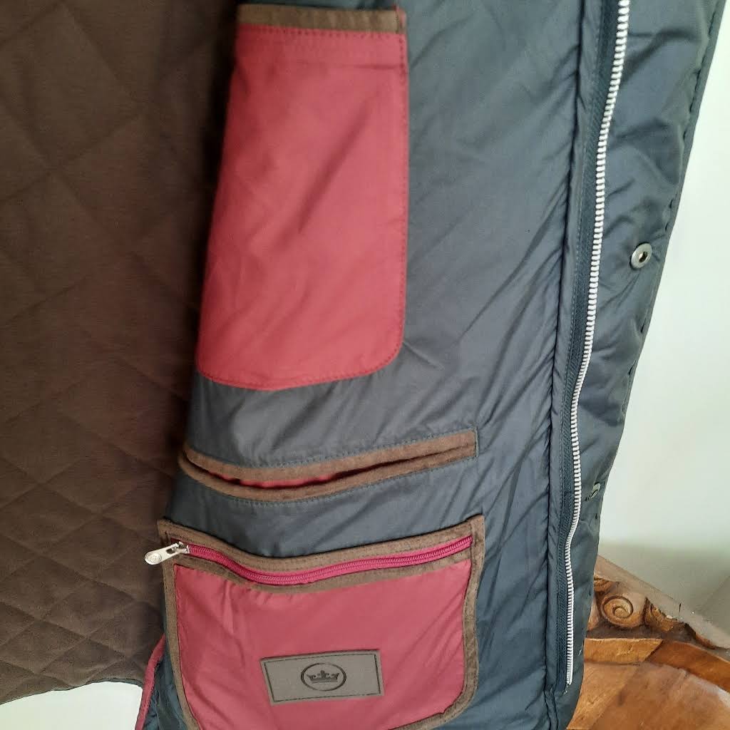 Peter Millar Suffolk Quilted Travel Coat - Black Male