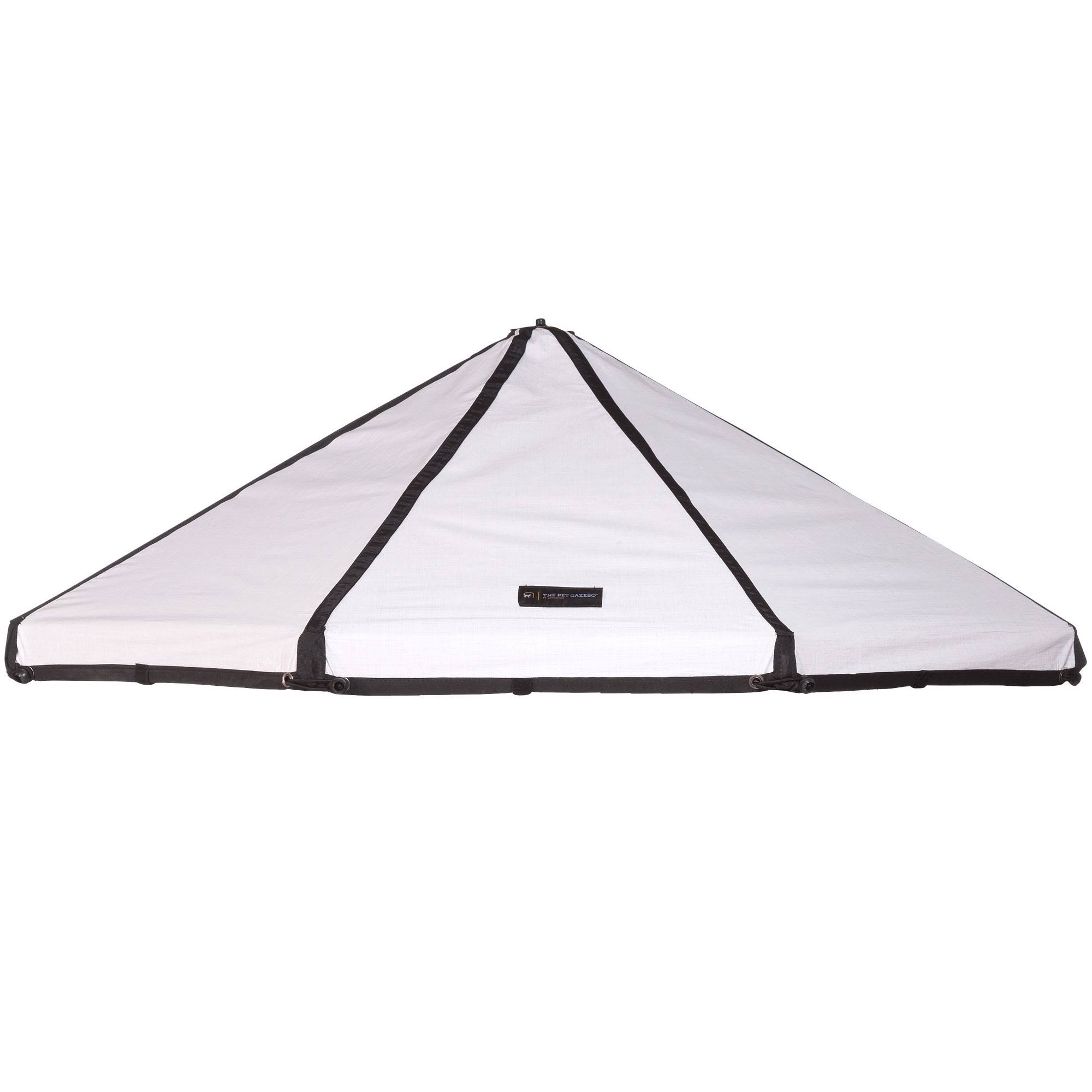 Advantek 8& Pet Gazebo Canopy, Brown/White