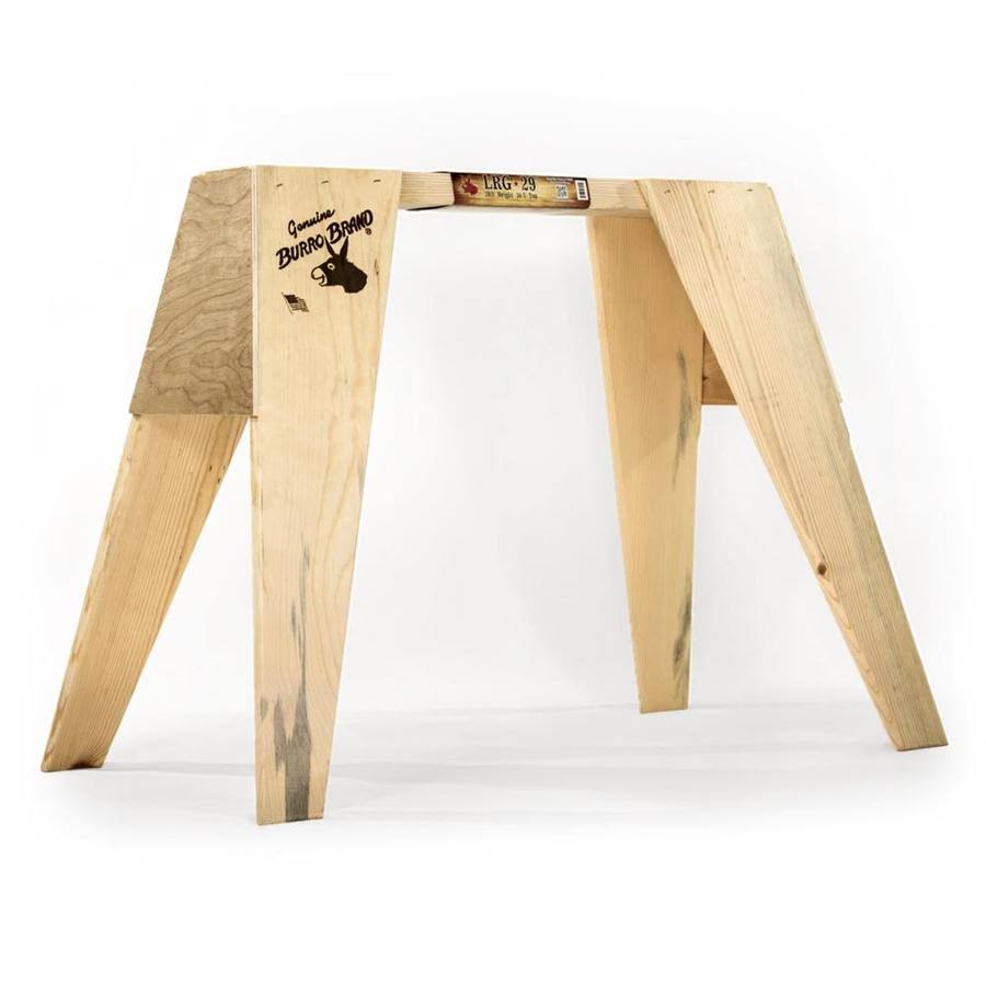 Burro Brand 21-in W x 29-in H Wood Saw Horse (1000-lb Capacity) | PL16L