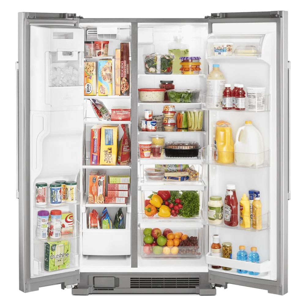 Maytag Mss25c4mg 36" Wide 24.5 Cu. Ft. Side By Side Refrigerator - Stainless Steel