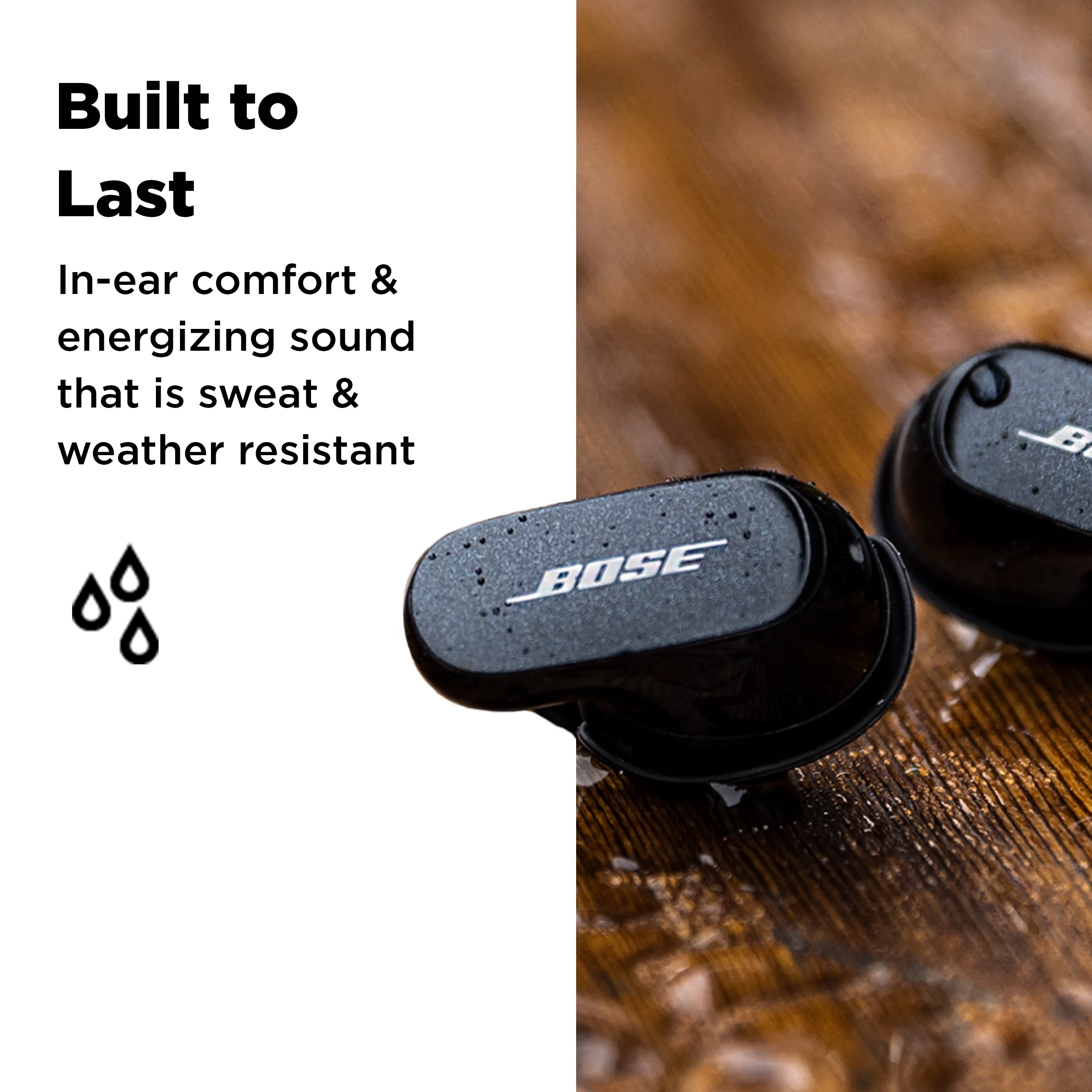 Bose QuietComfort Earbuds II, Noise Cancelling True Wireless Bluetooth Headphones, Black