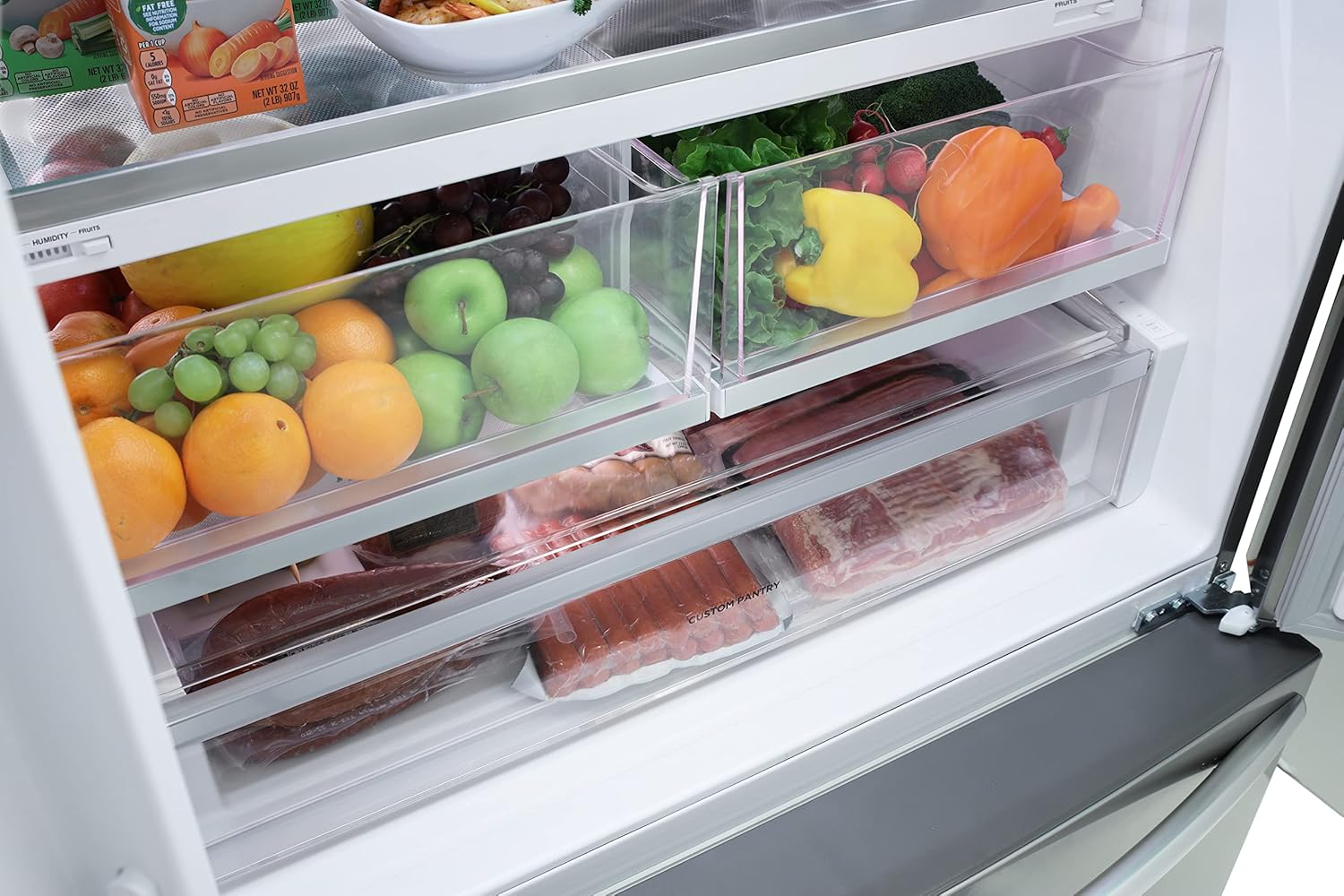 31 cu.ft French Door Refrigerator with Ice & Water Dispenser, Energy Star, Stainless Steel (WZBHD31ATE)