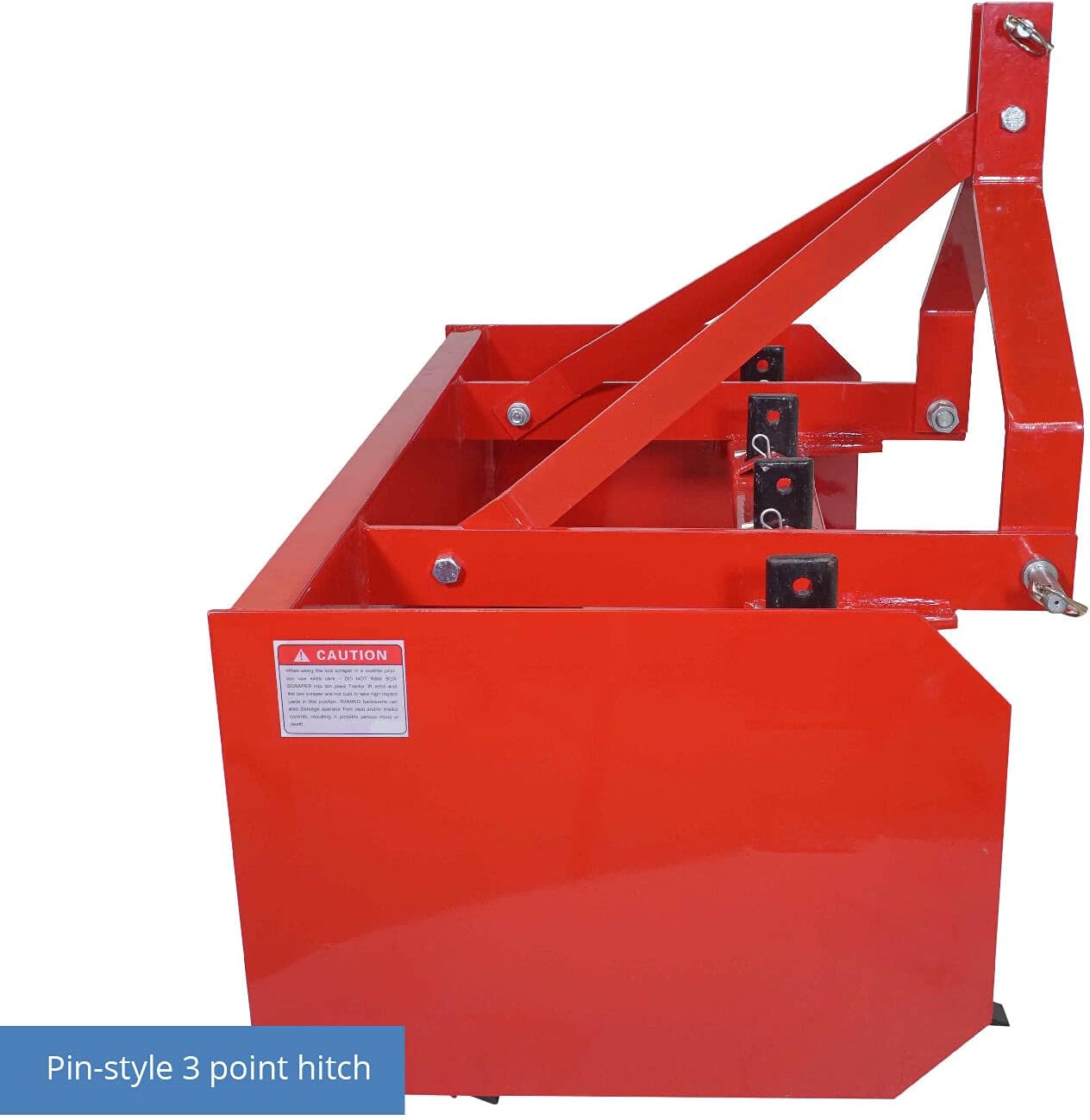 Titan 4' - 7' Box Blade Tractor Attachment Category 1 Cat 0 Scarifier Shank