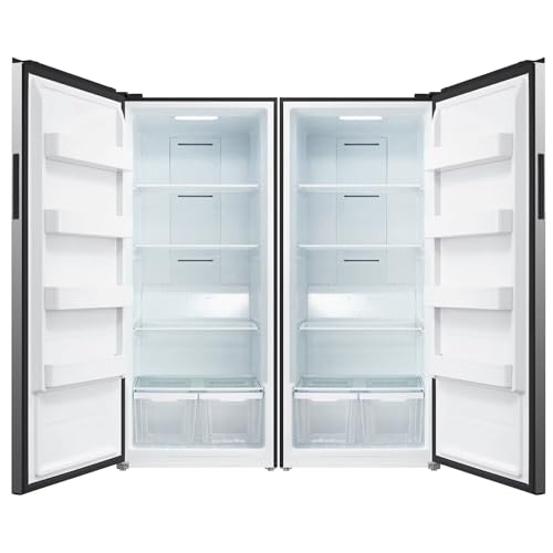 SMETA Upright Freezer, 21 cu. ft Stand Up Convertible Refrigerator Freezer Upright, Deep Frost Free Garage