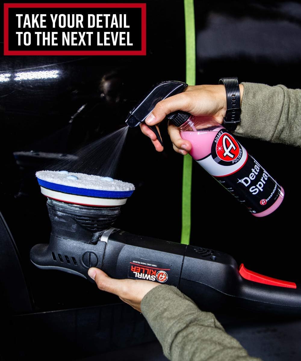 Adam&rsquo;s Swirl Killer 15mm Car Polisher - Buffer Polisher Dual Action Machine | Use W/Car Polish, Polishing Compound, or Car Scratch Remover | Detailing Car Wash Clay Bar Ceramic Coating