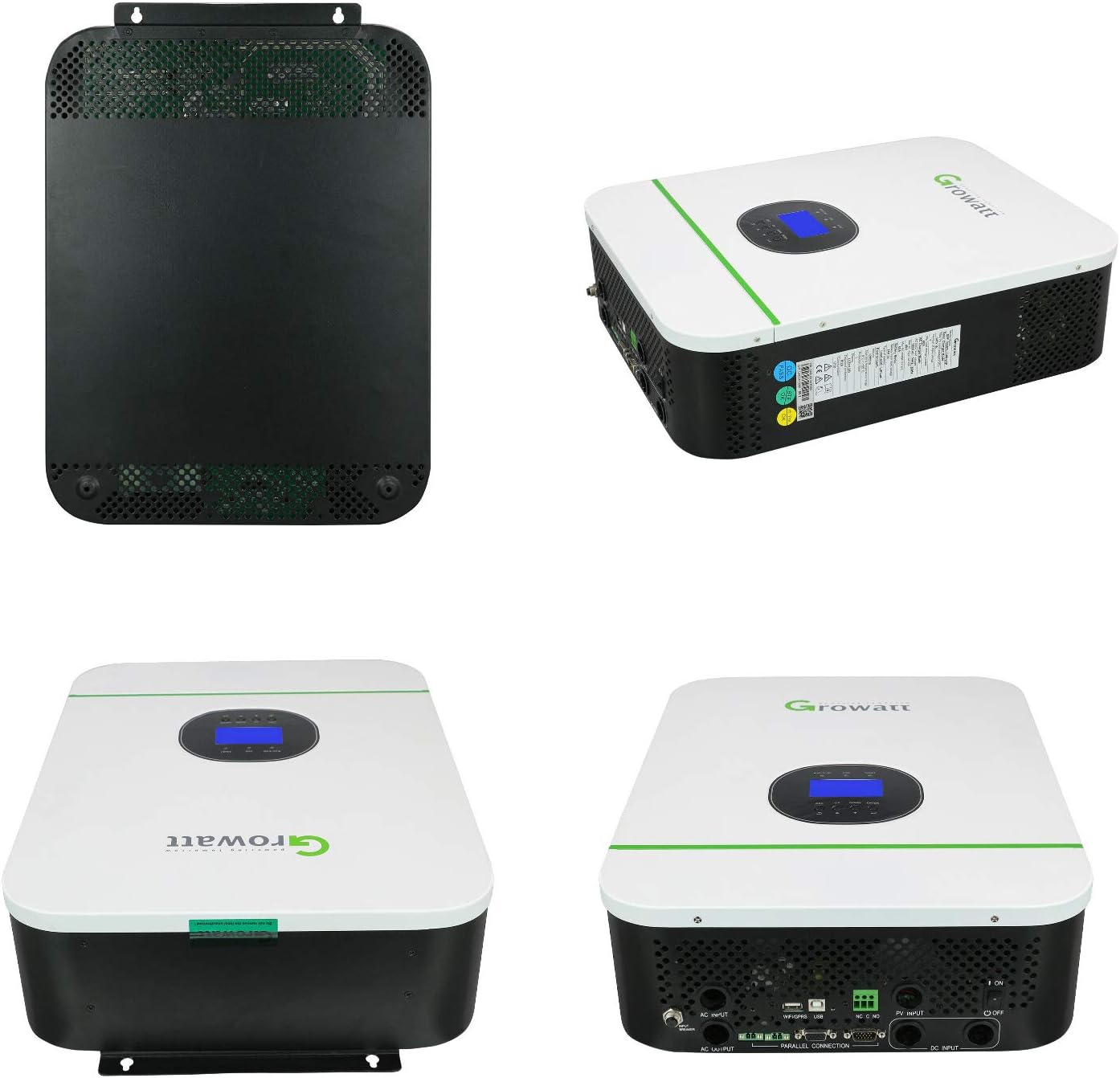 48V 3000W Off Grid Solar Inverter 110V, 120V/240V Split Phase Inverter Built-in 80A MPPT Solar Charge Controller, Pure Sine Wave Inverter Charge Inverter 110V, Can Work in Parallel
