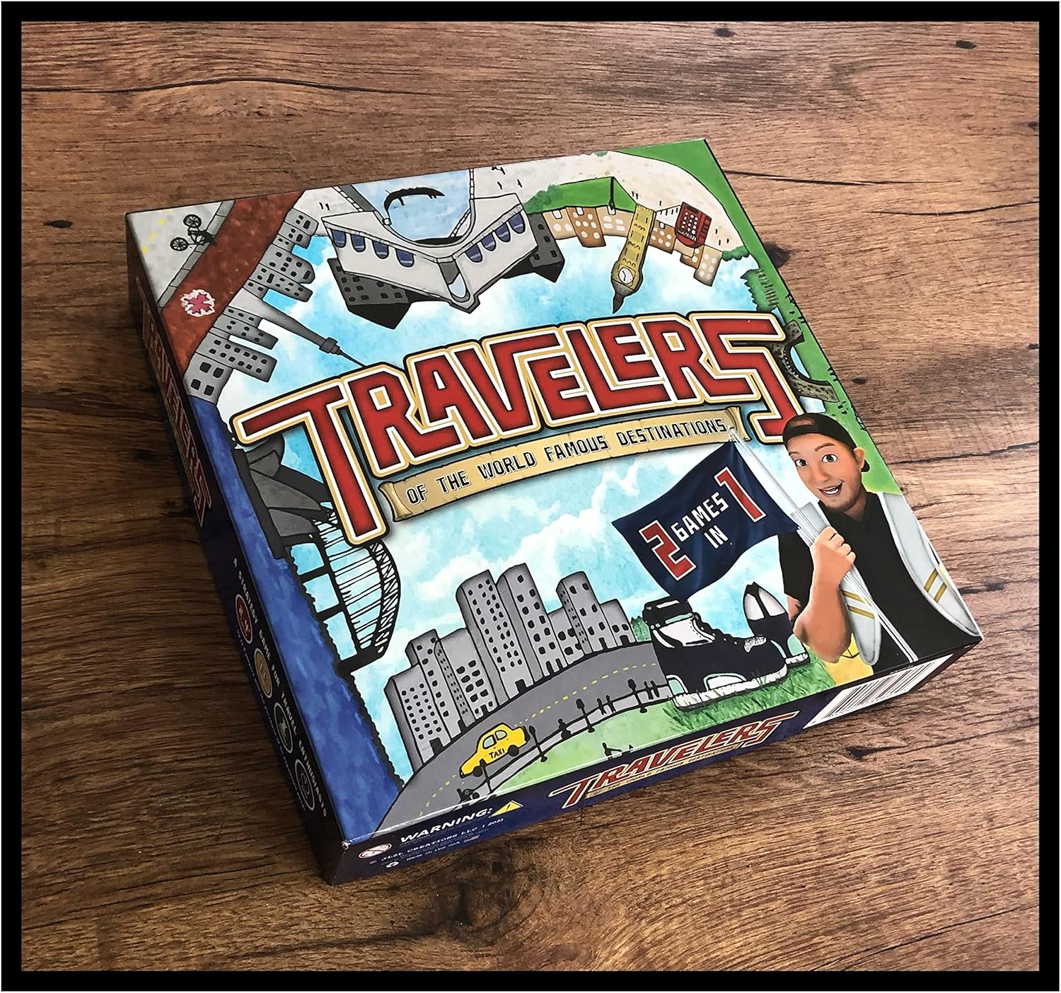 Strategy Board Game | Travelers Board Game| Board Game for Adults, Teens, and Family | Ages 13+ | 2-4 Players | 2-8 Players with Expansion Pack of 2