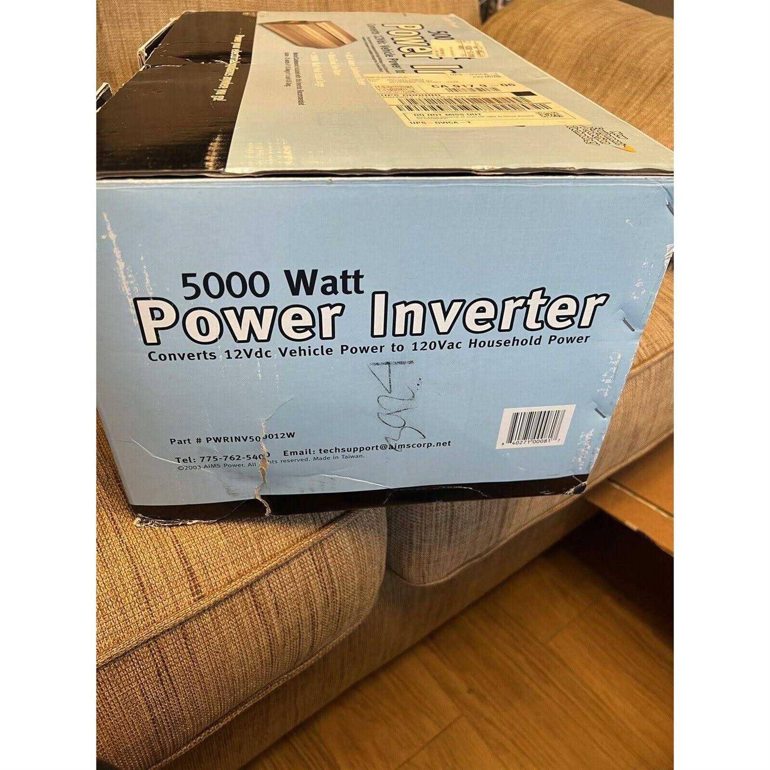 Aims Power Aims 5000 Watt Power Inverter PWRINV500012W - Shop Hardware Tools Online Store