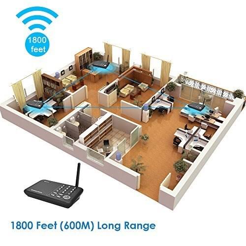 Qniglo Wireless Intercom System 10 Channel 1800 Feet Long Range FM Intercoms Wireless for