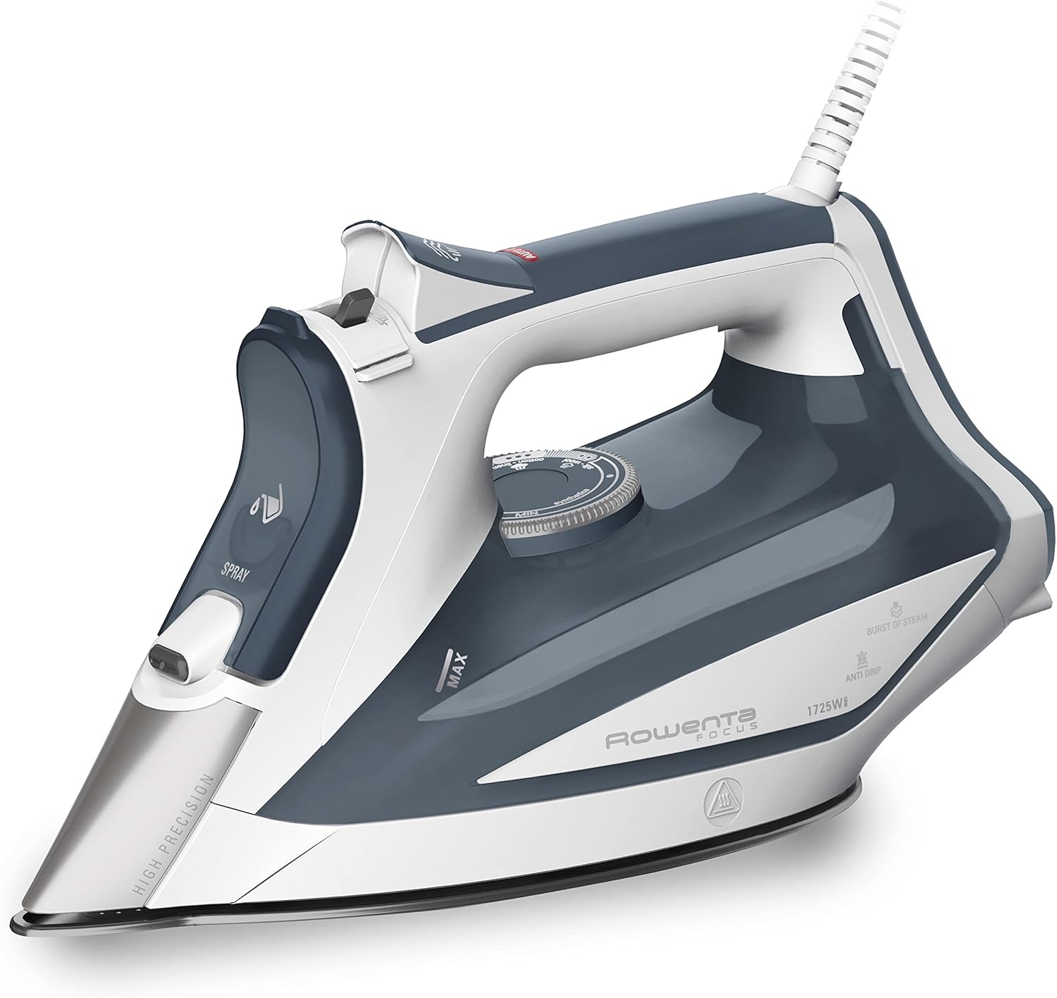 Rowenta Pro Master Stainless Steel Soleplate Steam Iron & Focus Stainless Steel Soleplate Steam Iron