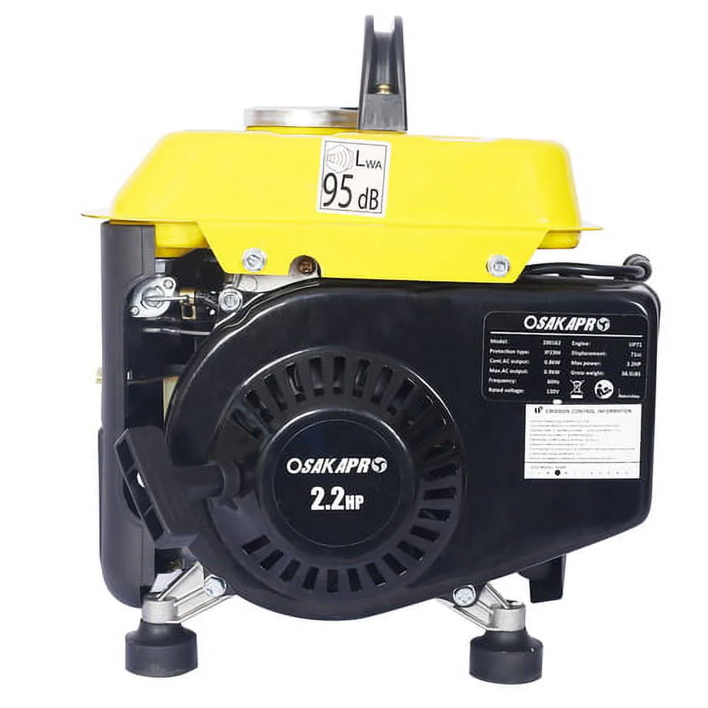 Clearance! Portable Generator, Outdoor generator Low Noise, Gas Powered Generator,Generators for Home Use