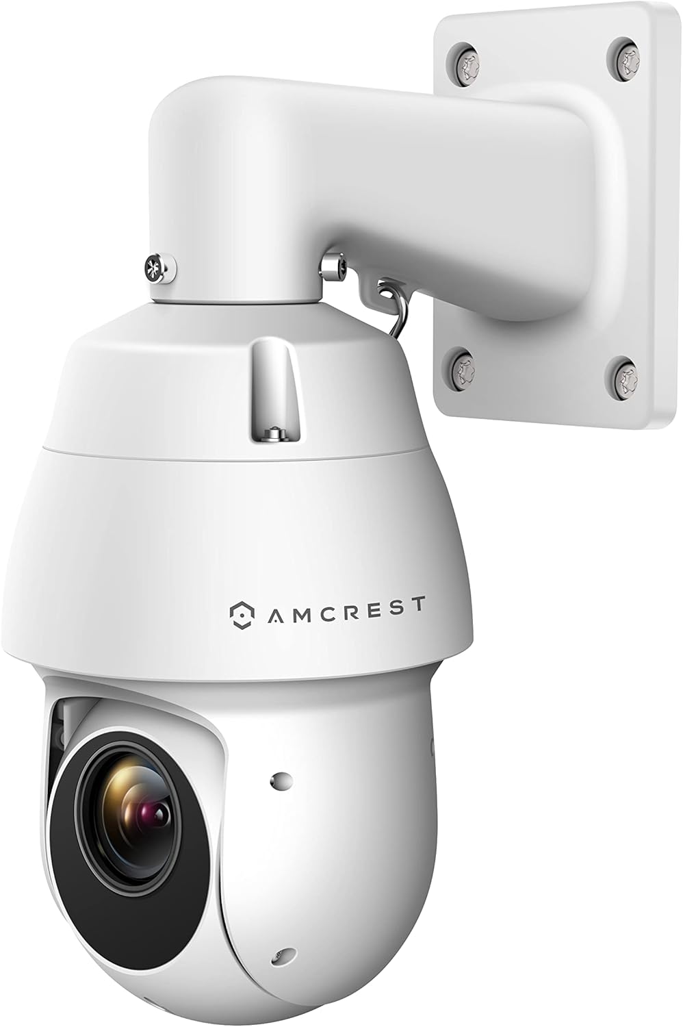 Amcrest 4MP Outdoor PTZ POE + AI IP Camera Pan Tilt Zoom (Optical 25x Motorized) Security Speed Dome, People and Vehicle Detection AI, Face Detection, 328ft Night Vision POE+ (802.3at) IP4M-1063EW-AI