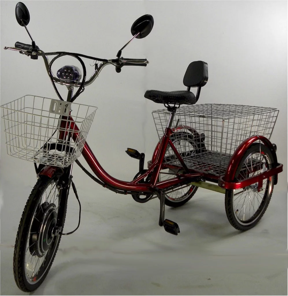 Adult Electric Tricycle, Electric Trike for Seniors, Three-wheeled Electric Bike - Curated Treasures Market
