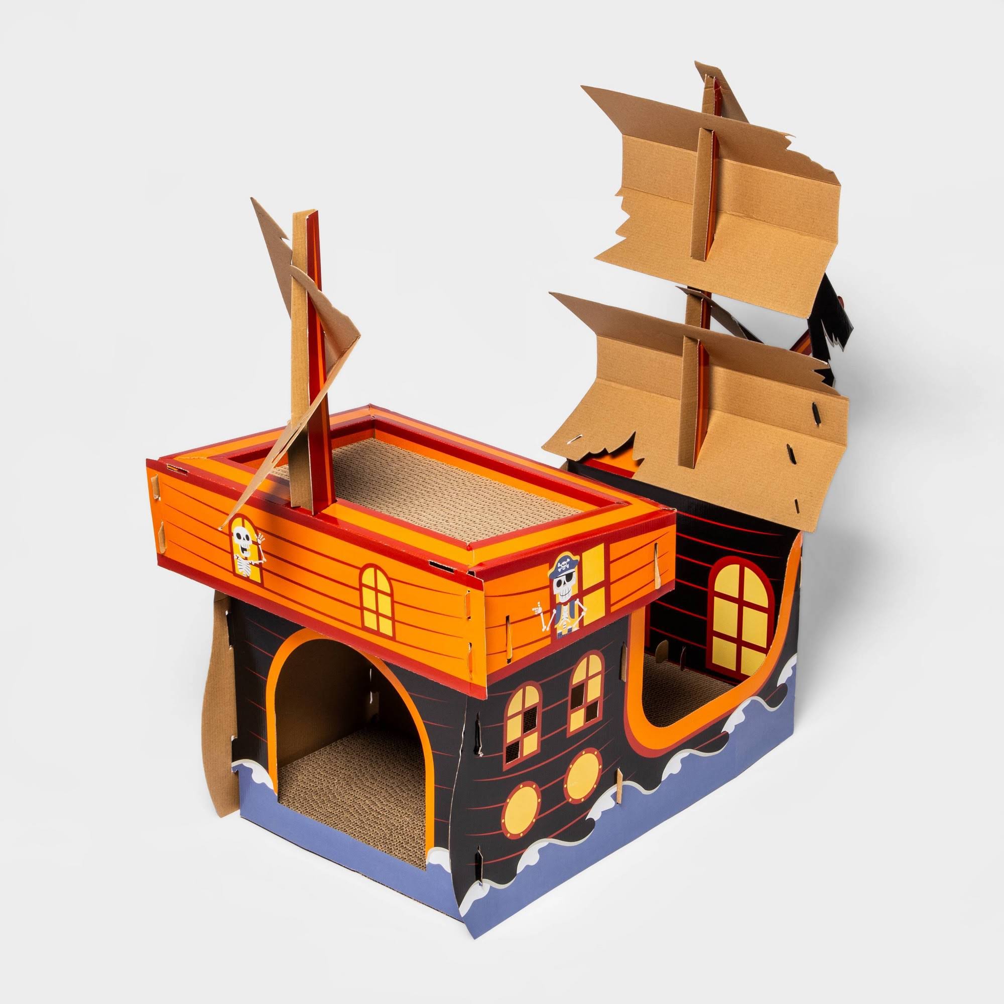 Pirate Ship Cat Scratcher Toy - Hyde u0026 EEK! Boutique