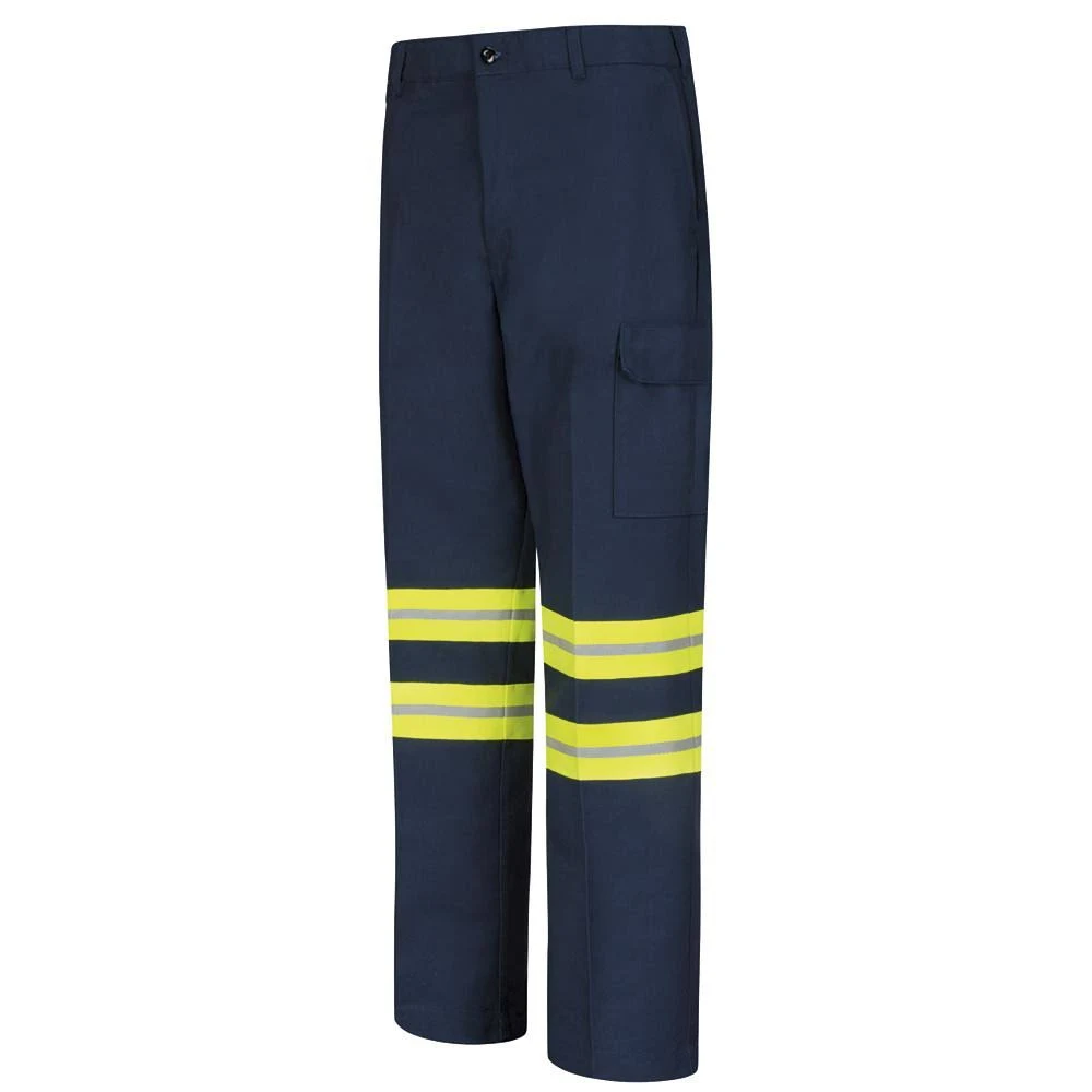 Red Kap Men&s Enhanced Visibility Cargo Pant - PT88EN by CopperstoneWorkwear