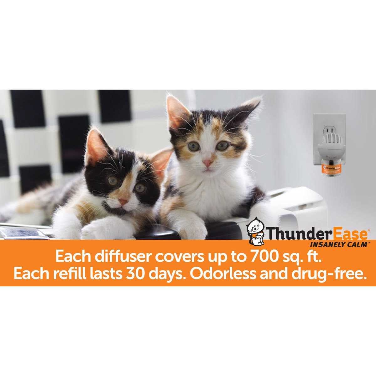 ThunderEase Calming Diffuser Refill Cat - Pet Supplies online store