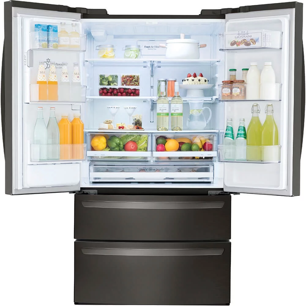 36 Inch 4-Door French Door Refrigerator with 27.8 cu. ft. Capacity