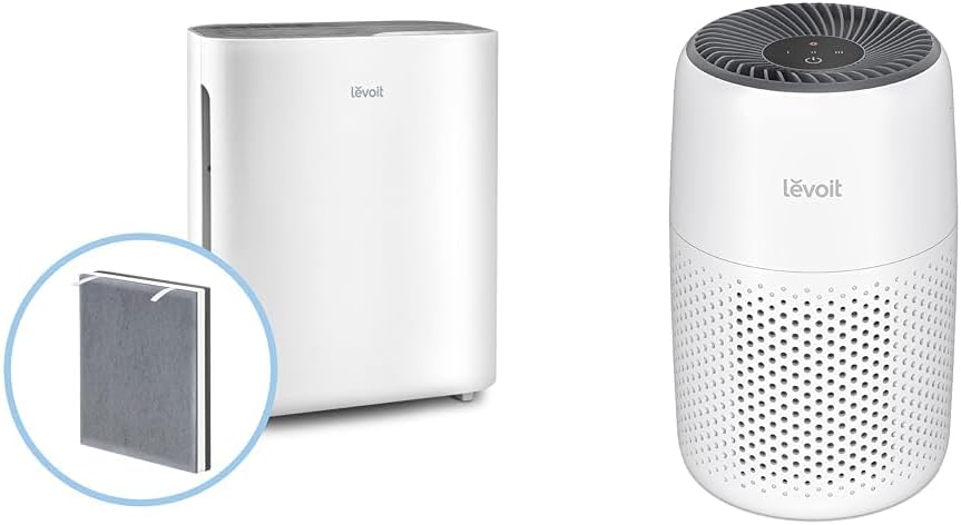 LEVOIT Air Purifiers for Home, HEPA Filter Cleaner with Washable Filter & Air Purifiers for Bedroom Home, 3-in-1 Filter Cleaner with Fragrance Sponge