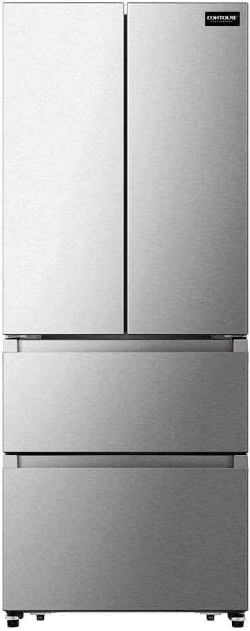 RV French-Door Refrigerator, 15.5 cu.ft. Stainless Steel | SMART-Temp Control, LED Lighting | Quiet, Energy-Efficient | R-1575SS