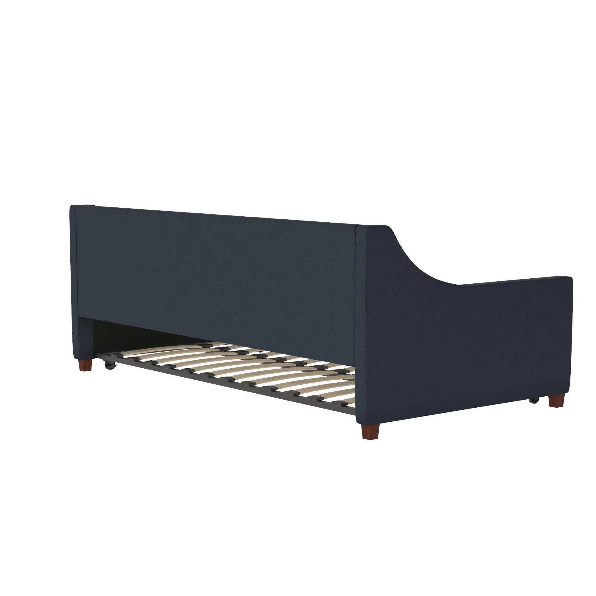 Novogratz Her Majesty Daybed and Trundle, Blue Linen