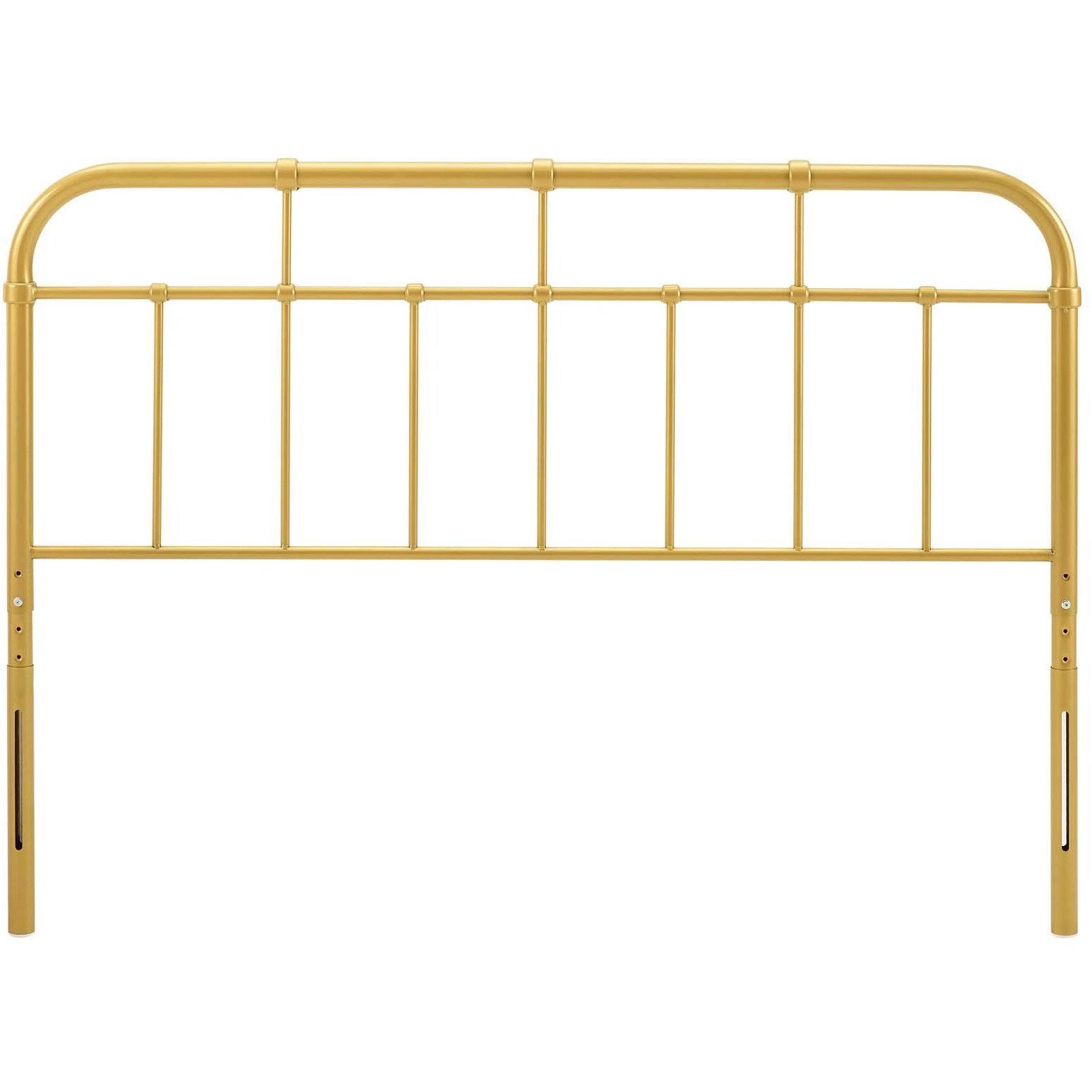 Modway Alessia King Metal Headboard - Gray