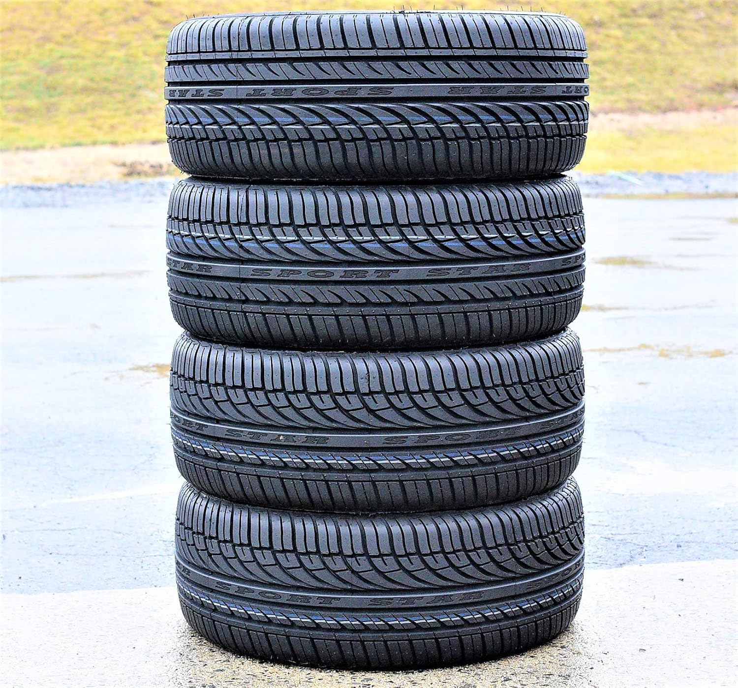 Set of 4 (FOUR) Fullway HP108 All-Season High Performance Radial Tires-225/40R18 225/40ZR18 225/40/18 225/40-18 92W Load Range XL 4-Ply BSW Black Side Wall
