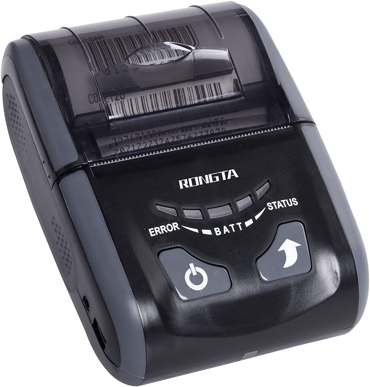 Rongta Portable Receipt Printer Mini 58mm Mobile POS Direct Thermal Printer with Bluetooth+USB, Compatible with iOS, Android, Windows, Do Not Square, RPP200 (Grey) Pack of 2