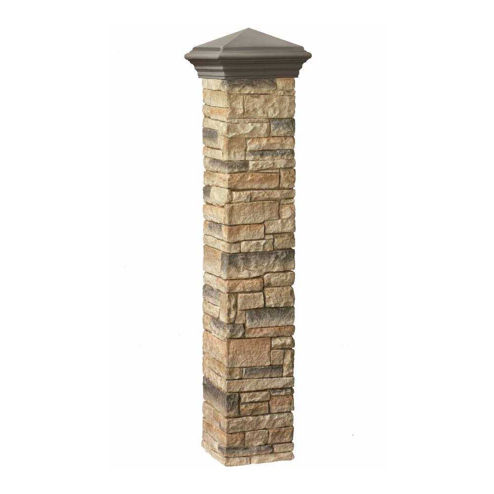 Deckorators Cast Stone Post Covers 42 Inch - Shop Hardware Tools Online Store
