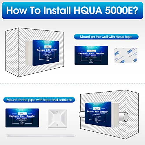 HQUA 5000E Electronic Water Descaler