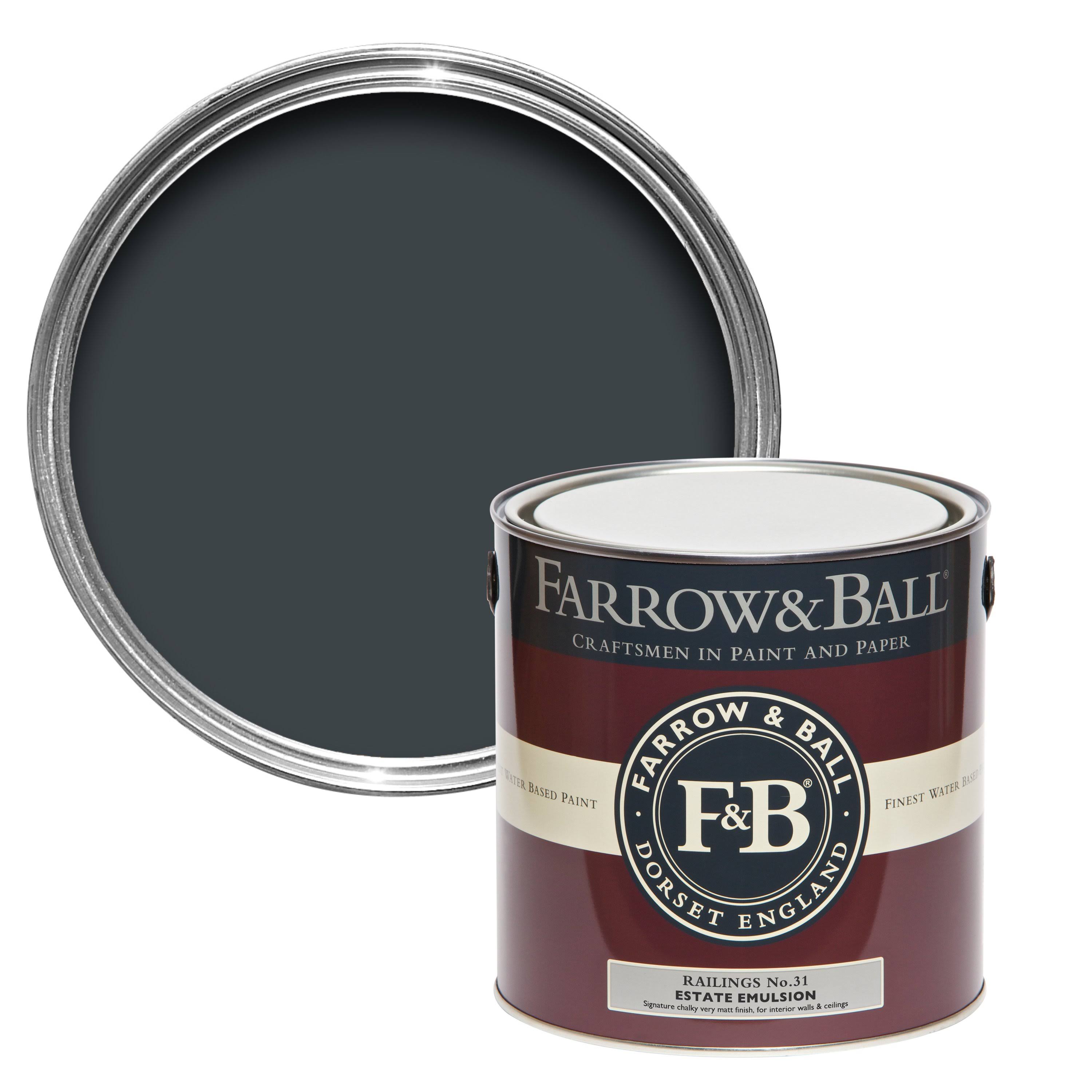 Farrow u0026 Ball Railings Paint US Gallon Estate Emulsion No.31