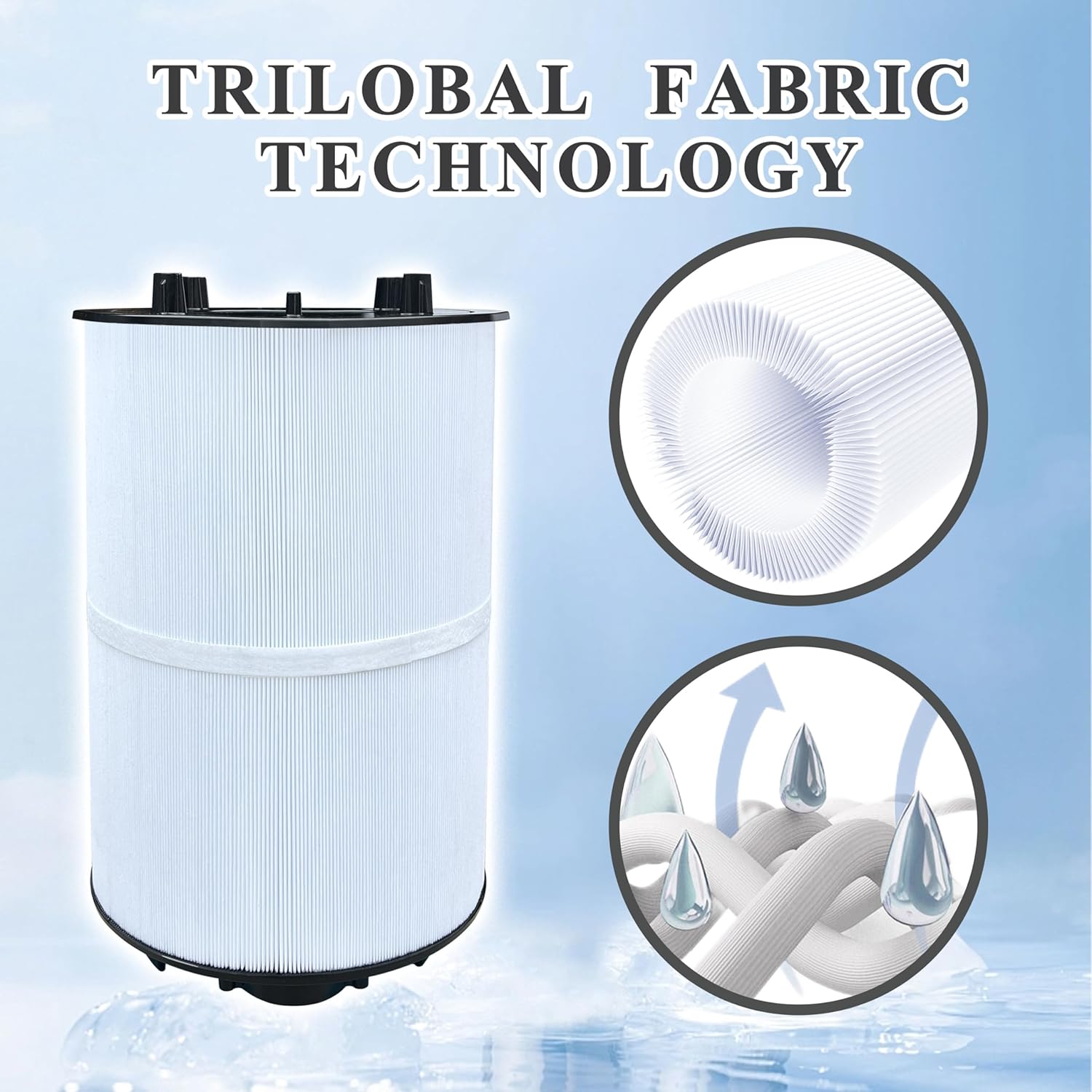 De Pool Filter Compatible with 27002-0200S, Sta-Rite PLM, PLM200, D.E. Filter