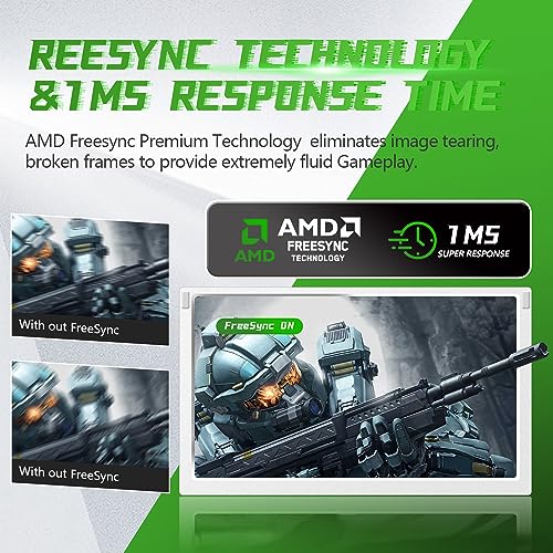 G-STORY HDR IPS Eye-Care Portable Gaming Monitor for Xbox 1080P