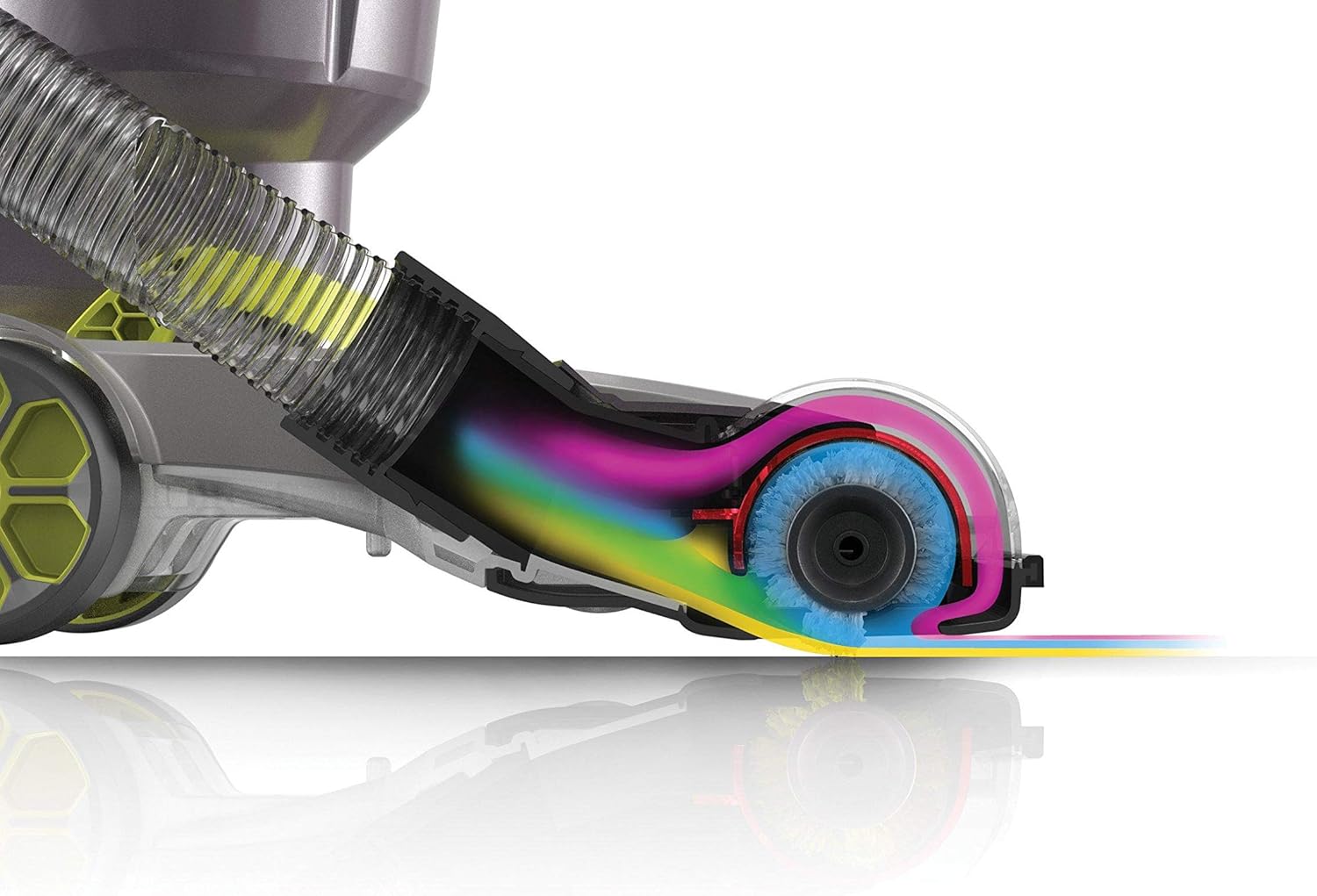 Hoover Windtunnel Air Steerable Bagless Upright Vacuum Cleaner, Lightweight, Corded, UH72400, Grey , Gray