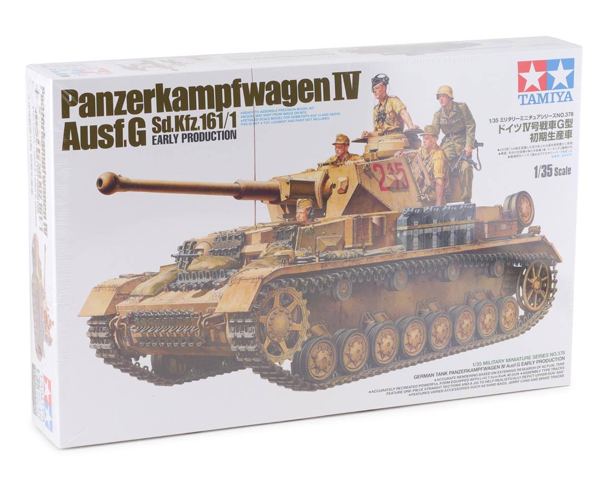 Tamiya TAM35378 1/35 German Tank Panzer IV Ausf.G Plastic Model Kit