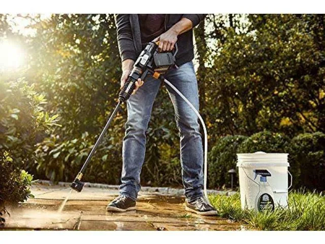 Worx WG644 40V (2.0Ah) Power Share Hydroshot Portable Power Cleaner, 2 Batteries