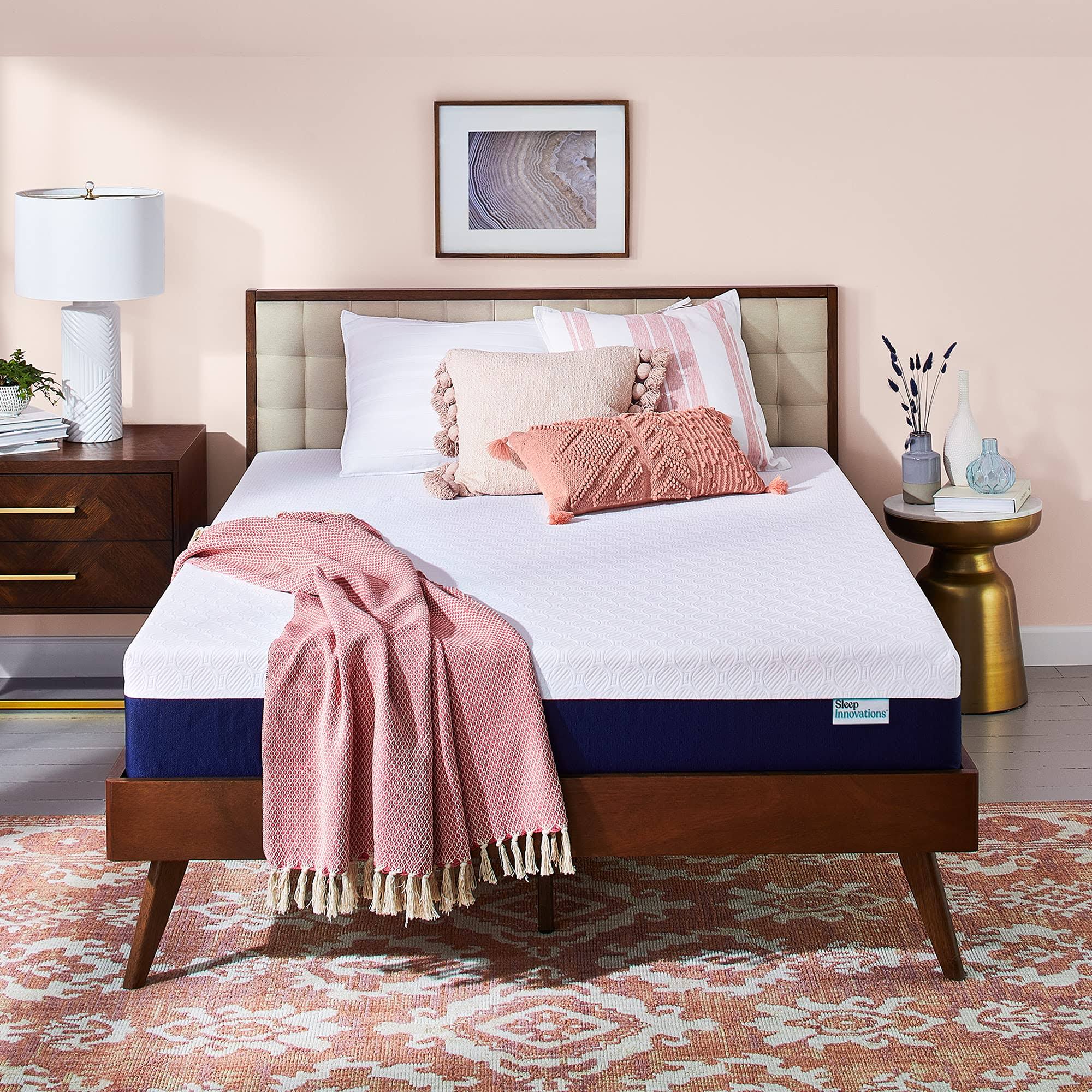 Sleep Innovations - Shiloh 12-Inch Memory Foam California King Mattress - White