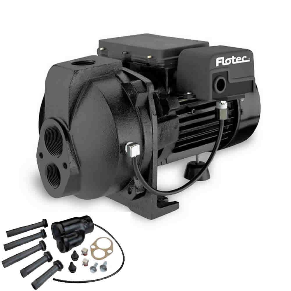 Flotec FP4210 Jet Pump, Ejector Kit, Convertible, 1HP