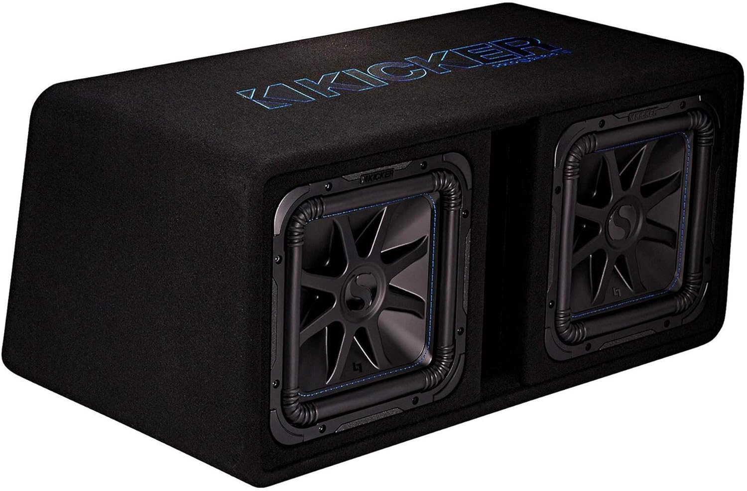 KICKER 12" 3000W Dual Loaded Solo-Baric L7S Subwoofer Enclosure | 44DL7S122