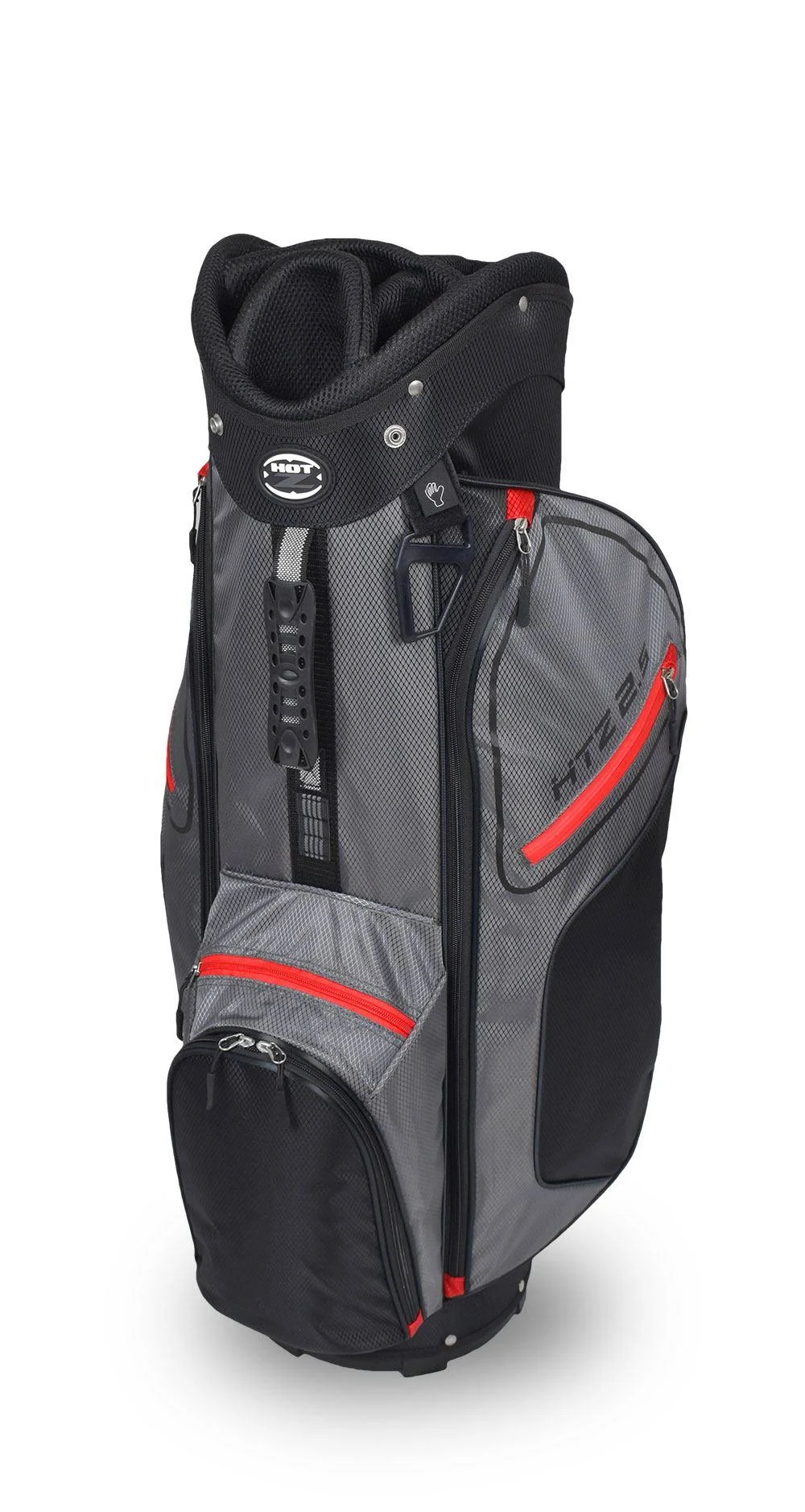 Hot-Z 02HOT25CT2011111111BGR01 2.5 Golf Cart Bag Black Gray u0026 Red