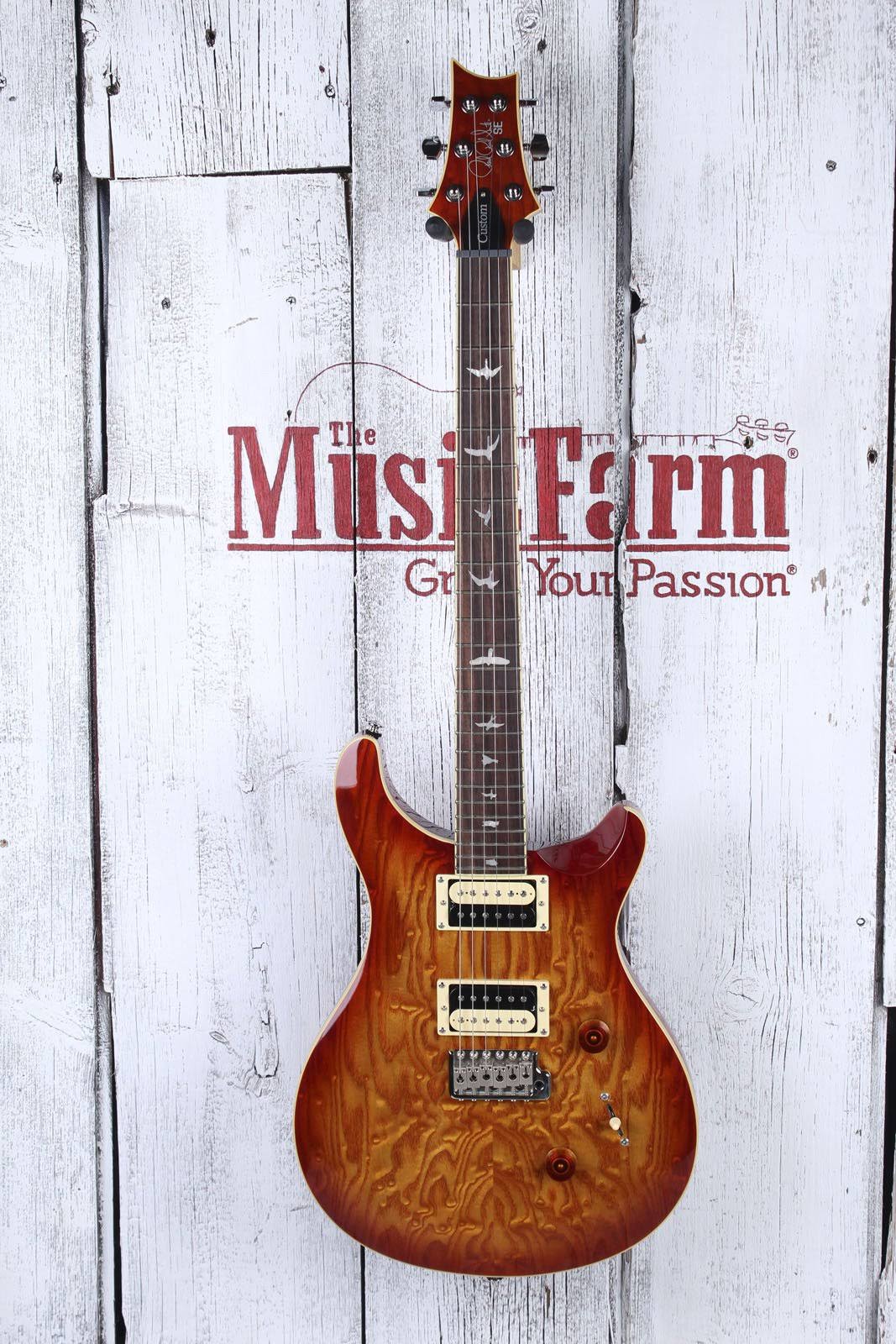 PRS SE Custom 24 Burled Ash - Vintage Sunburst