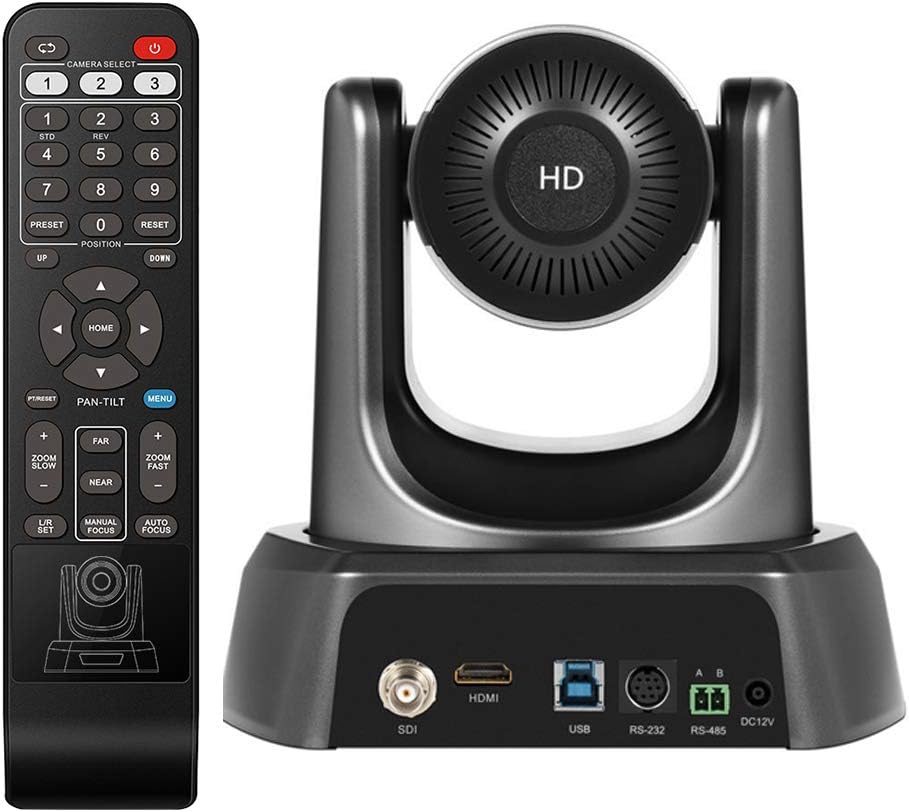 Conference Room Camera Full HD 1080p USB PTZ Video Conference Camera for Business Meetings Wide Angle More Optical Zoom (10x Optical USB)