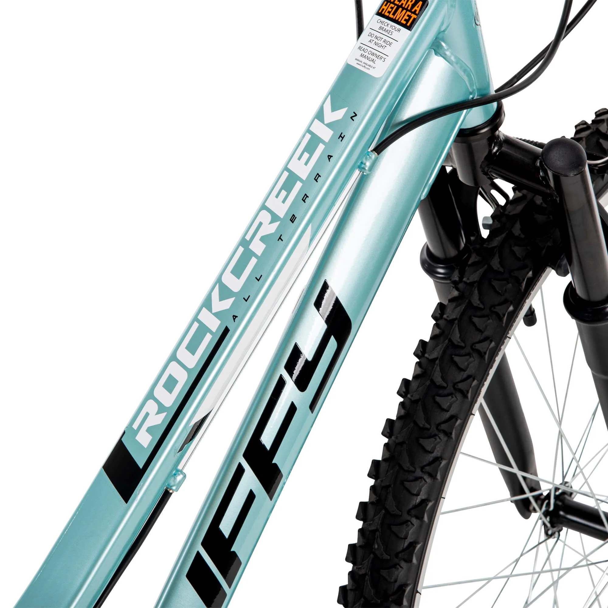 Huffy 26” Rock Creek Women's 18-Speed Mountain Bike, Mint